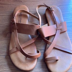 Leather sandals